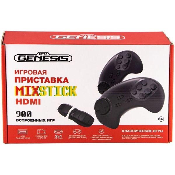 Игровая приставка RETRO GENESIS Retro MixStick HD 900 игр черный